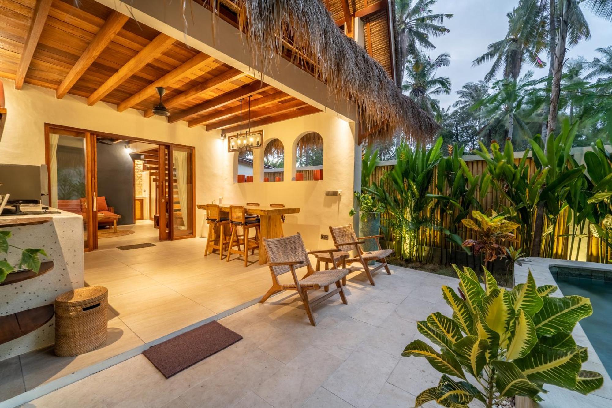 La Villa Loca Gili Air Exterior foto